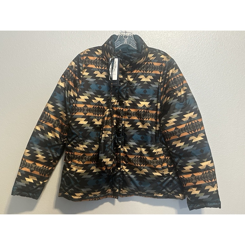 Pendleton Women's Bitterroot Reversible Duck Down Jacket Women's Size L NWT - Picture 4 of 10
